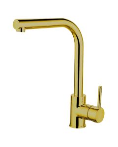 Trisen Brushed Gold Single Lever Kitchen Mixer