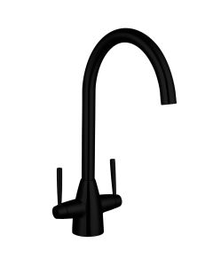 Trisen Roune Black Two Handle Kitchen Mixer