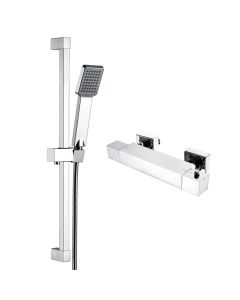 Trisen Piron Square Expo Bar Valve Shower Set