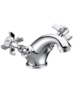 Wisley two handle mono basin mixer (no waste)