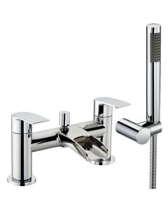 Merion two lever bath shower mixer with kit