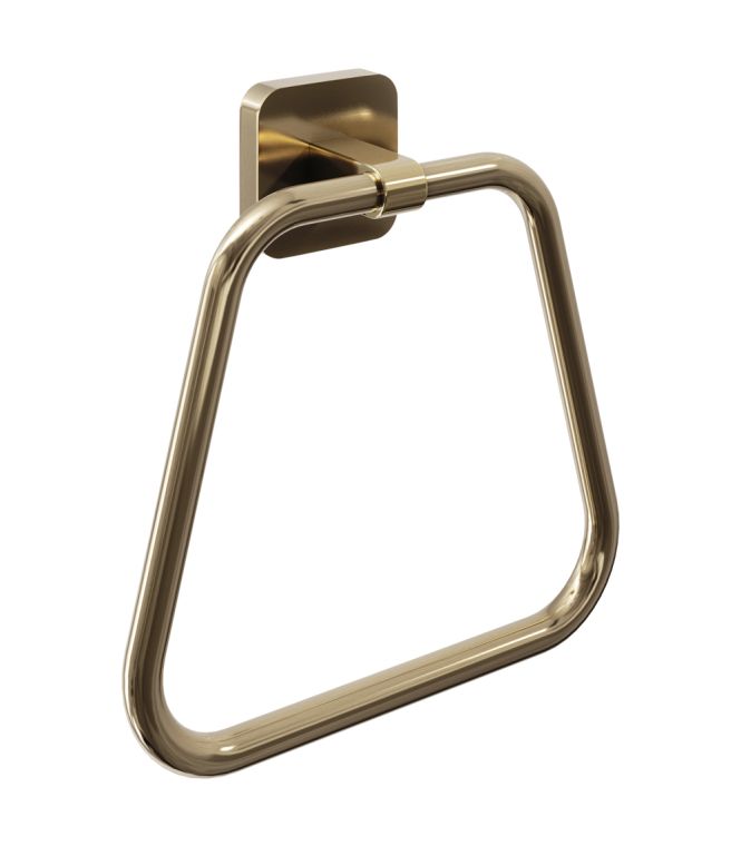 Brass towel ring on sale